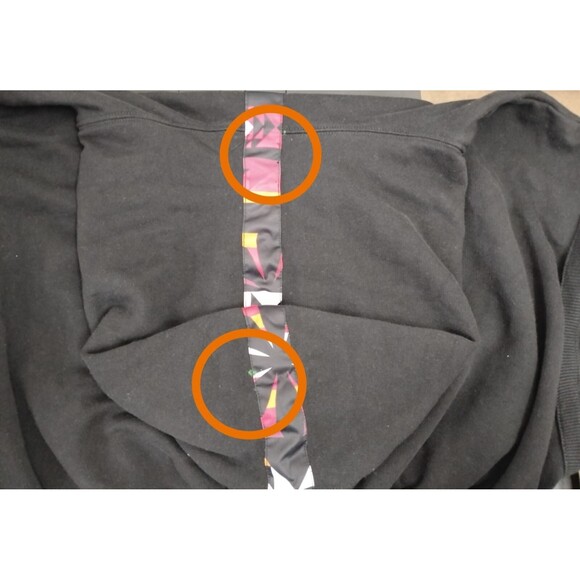 Free People Snow Flow Hoodie sweatshirt Top Printed Stripe Ribbed XS NEW 274837 - Picture 11 of 12